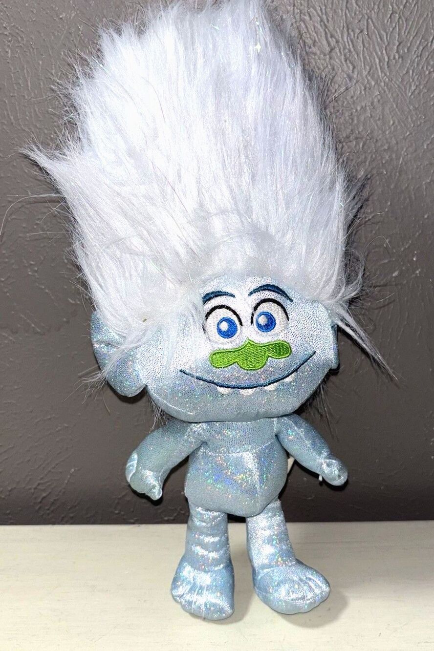 Trolls World Tour Guy Diamond 15” Stuffed Sparkly Plush Dreamworks Toy Factory